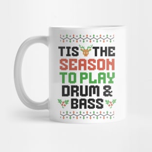 DRUM AND BASS  - Tis The Season Christmas (black) Mug